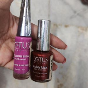 5 Lotus Nail Paints