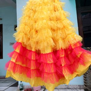 Haldi Gown For Bride