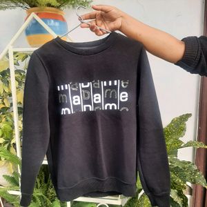 MADAME Black Signature Sweatshirt