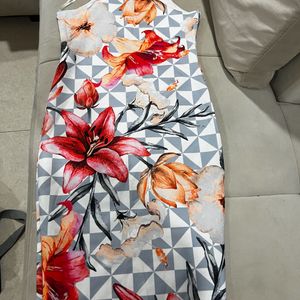 Beautiful White Floral Dress From quiz uk