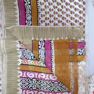 Pure Chanderi Silk Cotton Saree