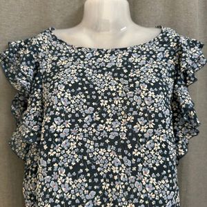 H&M Floral Print Top For Women's