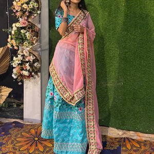 Beautiful Embroidered Lehenga For Women