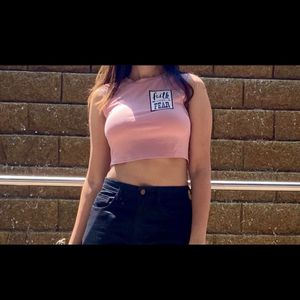 Urbanic Pink Crop Top