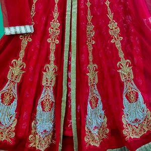 Red Party Wear Gown