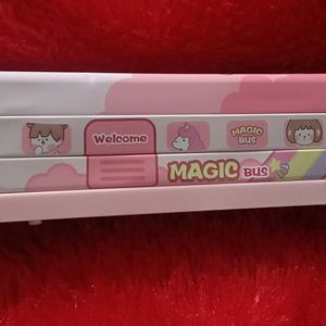 Kids Magic Bus Stationary Box