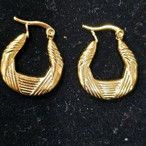 Anti-tarnish Earrings Hoops