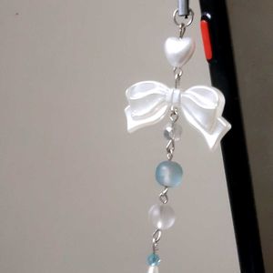 Pearl Bow Mobile Charm