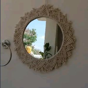 Hanging Wall Round Mirror