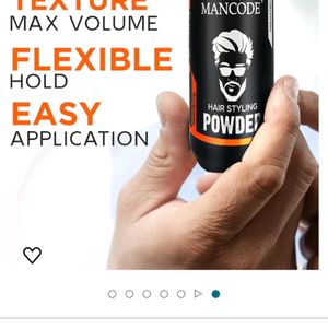 Sealed Packed Mancode Hair Volumizing Powder Wax