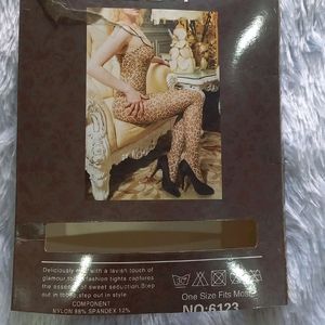 Leopard Prints Intimate Full Body Stockings