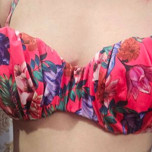 Stylish Beach Bra Orange Colour