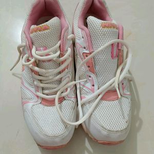 Sneakers White And Pink