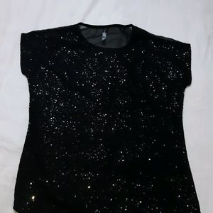 Black Sparkle Top