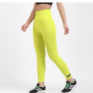 ADIDASSolid Women Yellow Tights