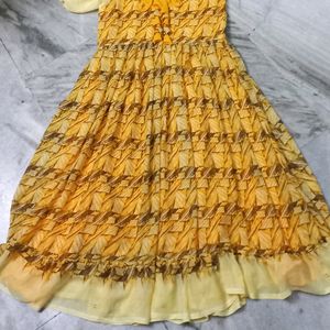 Frills long frock