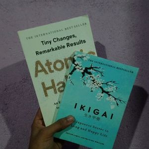 🔥COMBO OF TWO BOOKS (ATOMIC HABITS AND IKIGAI)