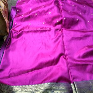 Silk Saree Totally New  With Blouse