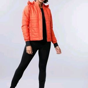 Women Puffer Jacket With Insert Pockets