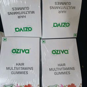 Oziva Hair Gummies Pack Of 4 Combo