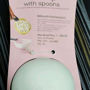 Food Spoon With Clip