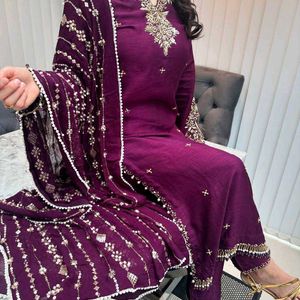 Designer Dress With Havey Work Dupatta