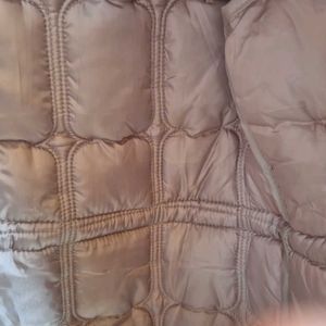 Beige Puffer Jacket