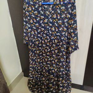 Only Floral Maxi Dress with Lining (Size S)