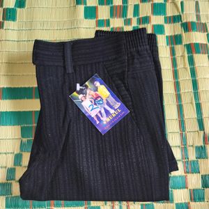 Mukul Cotton Armani Pant, Black Colour