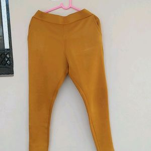 Yellow Pant For Women