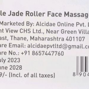 Le Marbelle Jade Roller Face Massager