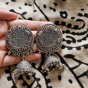 Oxidised Pinteresty Jhumkas 😍