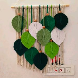 Macrame Leaf Wall Decor