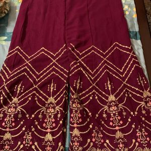 Straight Cut Kurti With Flora