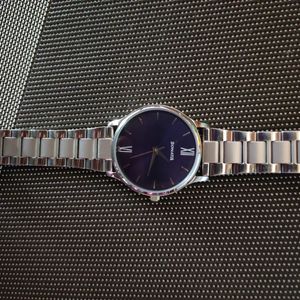 Sonata Aspire Quartz Watch Blue Dial Steel Strap