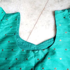 SHORT Chanderi Kurti And Bracket