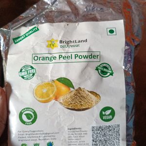 Orange Peel ,Multani Mitti , Mulethi Powder