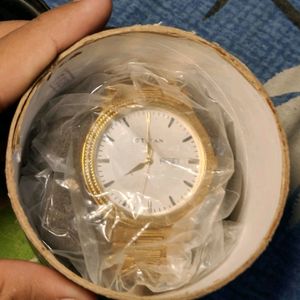 Titan New Watch Gold