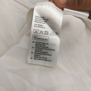 H&M PLUS SIZE WHITE DRESS