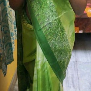 satin saree