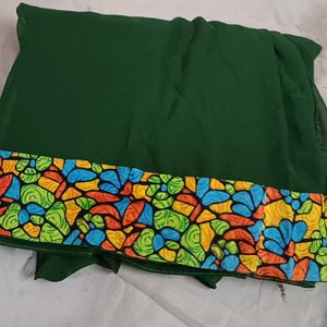 Green Top With Umbrella Sleeves