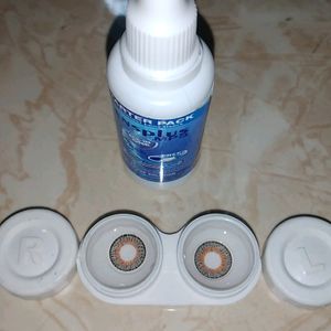 Grey Lens With Multi Purpose Solution