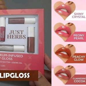 3 Just Herbs Serum infused lipgloss