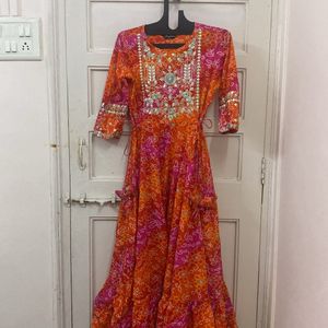 Colorful Heavy Kurta Dress