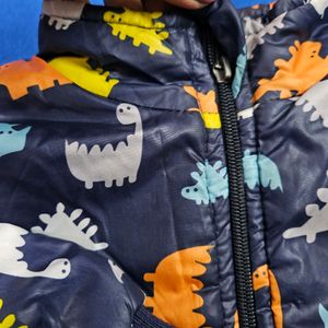 Dinosaurs 🦖 🦕 Printed Fleeced Jacket For Kids