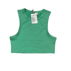 Cropped Vest Top With Tag