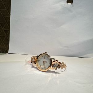 Silver Watch Rose Gold High Polish