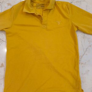 Mustard casual Boys Shirt