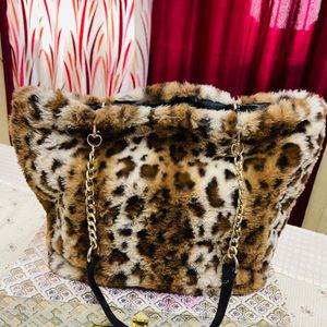 leopard print handbag