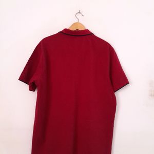 Maroon Casual T-Shirt (Men's)